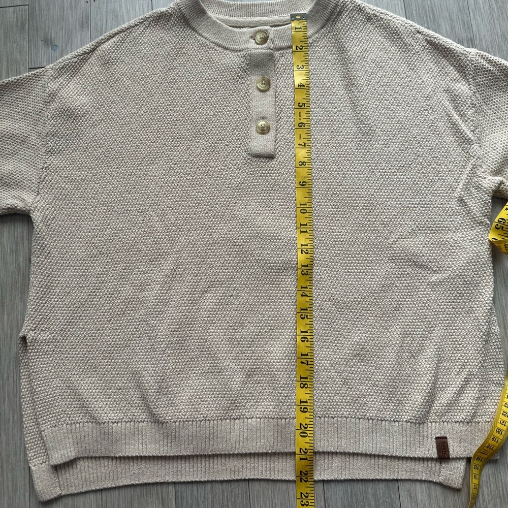 Roots Beige Knit Sweater‎ Small - Picture 4 of 7